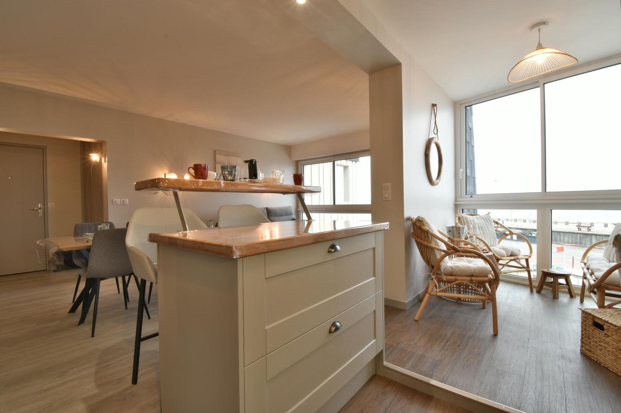 Appartement rénové avec vue sur mer à Fécamp ! Esterno foto